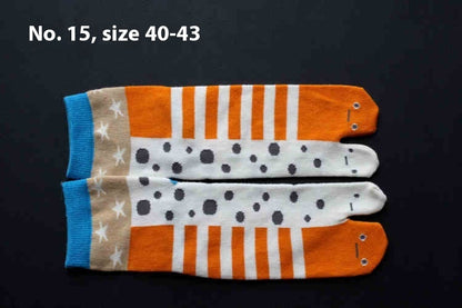 Cotton Two-finger Socks