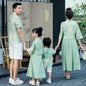 Parent-child Chinese Style Cheongsam Outfits