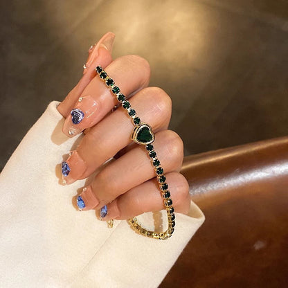 Fashion Jewelry Zircon Geometric Square Bracelet South Korea Fashion