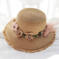 Beach Straw Hat Women's Fresh Seaside Face Covering