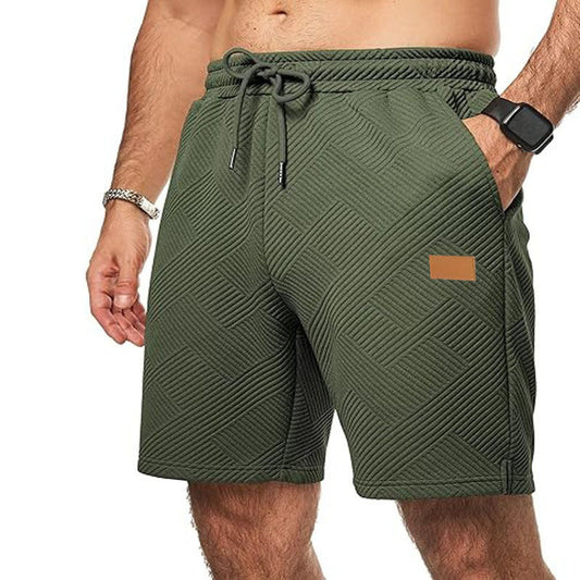 Casual Elastic Waist Drawstring Shorts