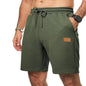 Casual Elastic Waist Drawstring Shorts