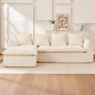 LuneluX_Home – Oversized 3-Seater L-Shape Sofa with Chaise
