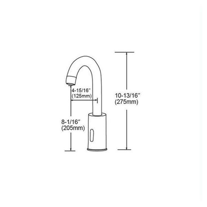 Revive Touchless Commercial Faucet with Smart Temperature Control