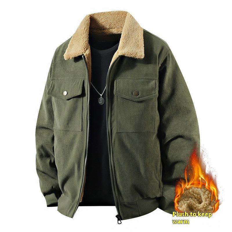 Fleece Corduroy Cotton Jacket