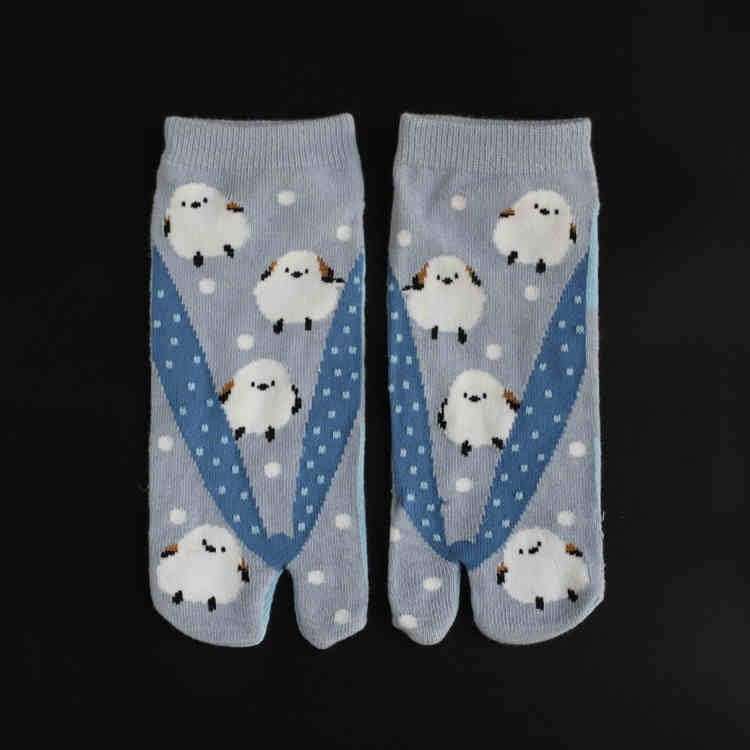 Cotton Two-finger Socks