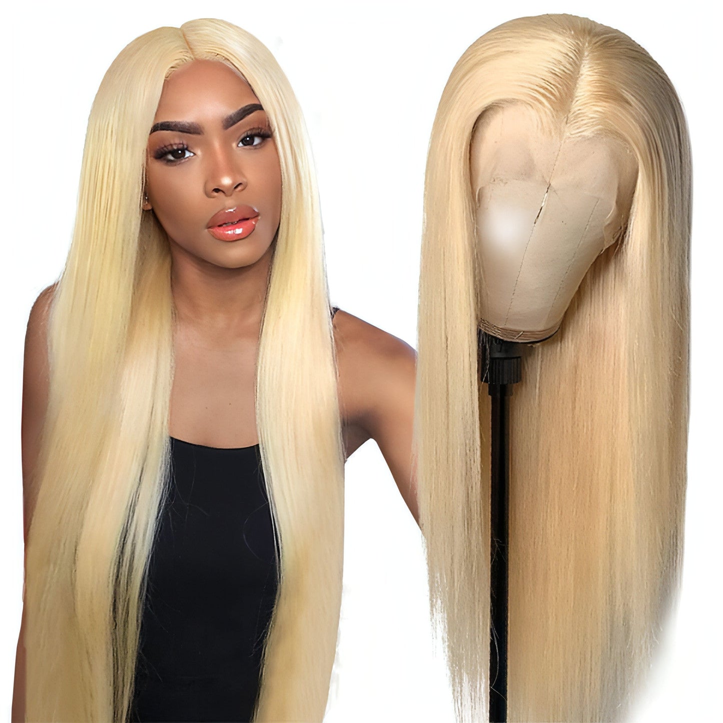 -VelvetGlow Headband Wig Blonde