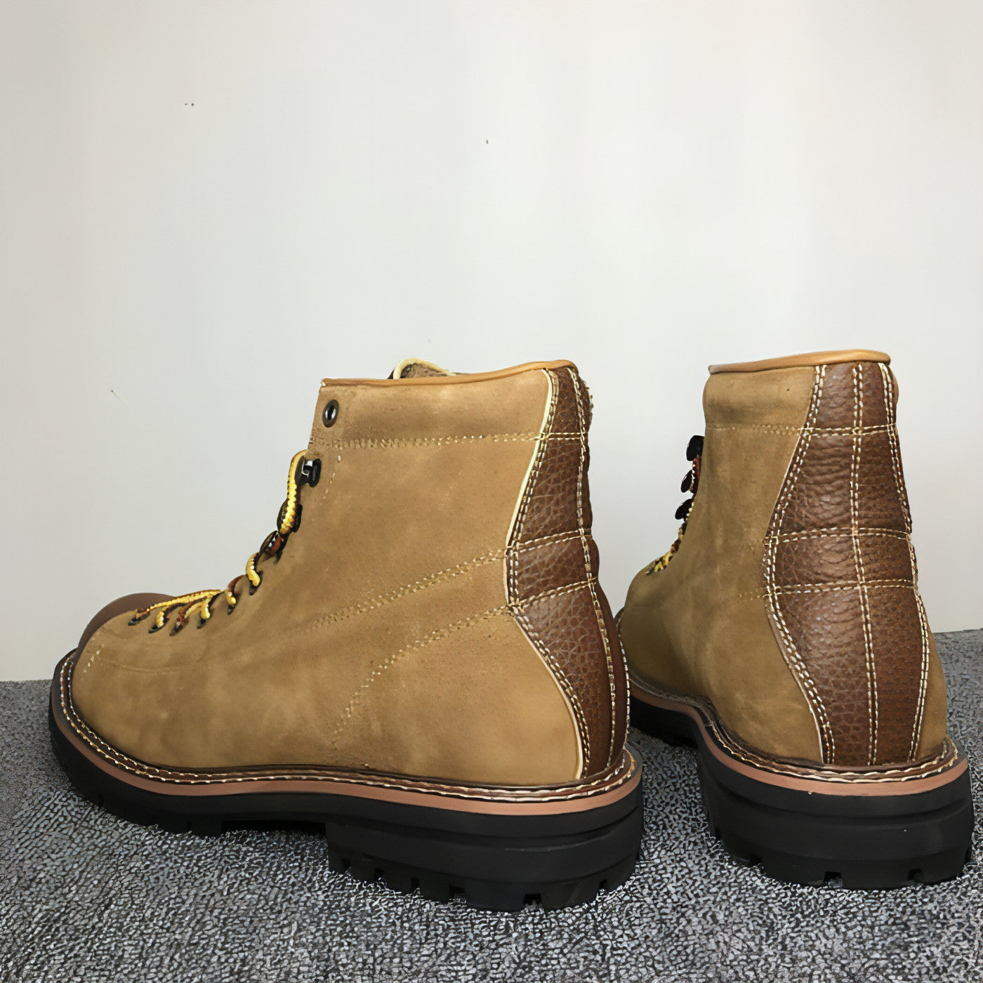 Men's Round Toe Fashion Casual Leather Shoes Martin