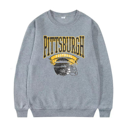 Brushed Hoody Round Neck Men's Sports And Leisure