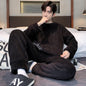Thickened Coral Velvet Pajamas Suit
