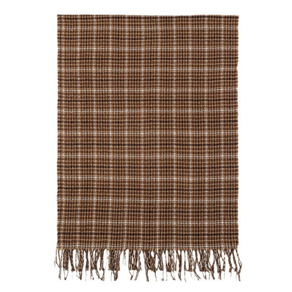 Plaid Tassel Scarf