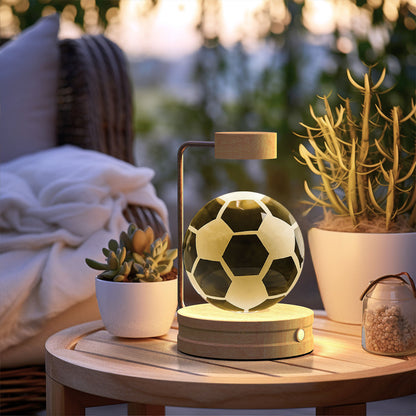 Crystal Ball Cosmic Indoor Night Light USB Power  Bedside Light