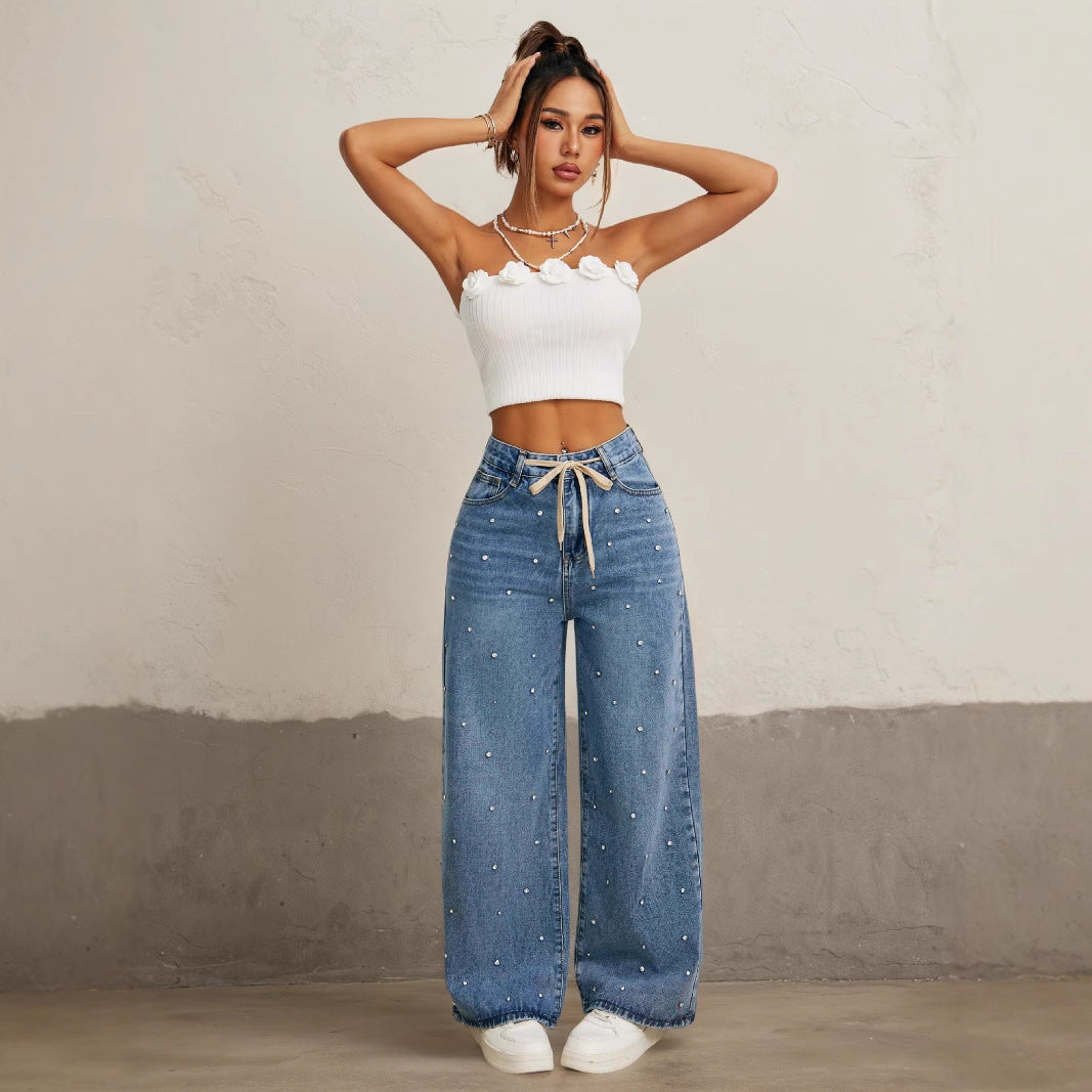 High Waist Wide Leg Pants