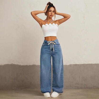 High Waist Wide Leg Pants