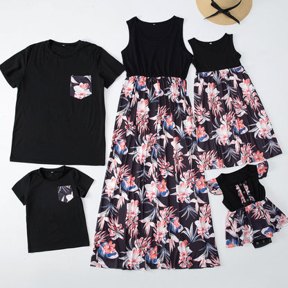 Printed Vacay Family Matching Outfits