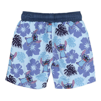 Children’s Bathing Costume Stitch Light Blue
