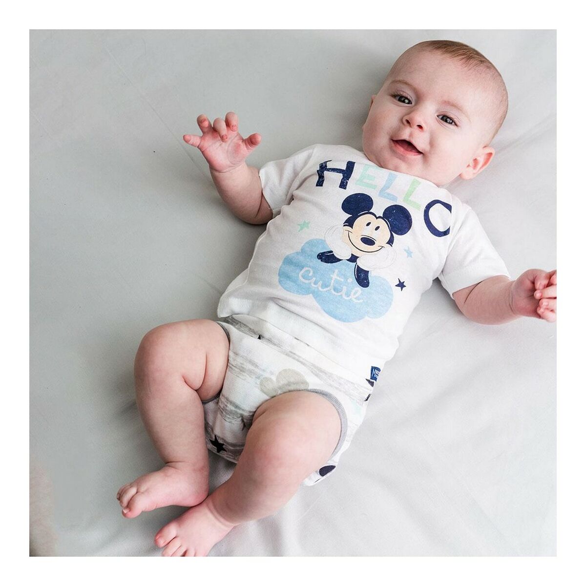 Set of clothes Mickey Mouse White