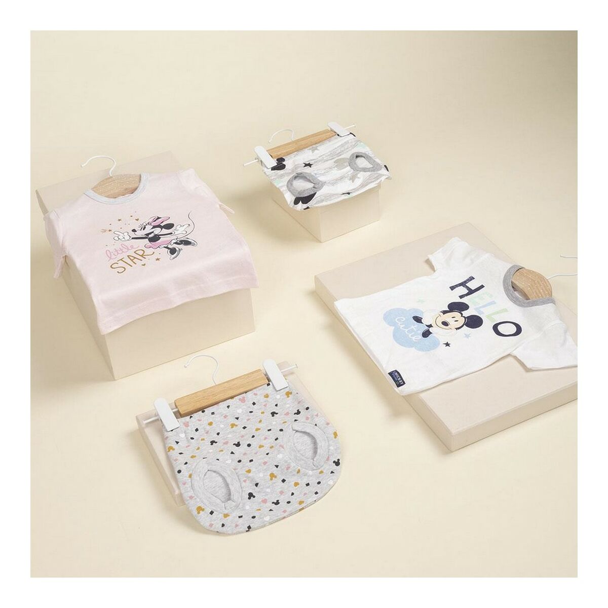 Set of clothes Mickey Mouse White