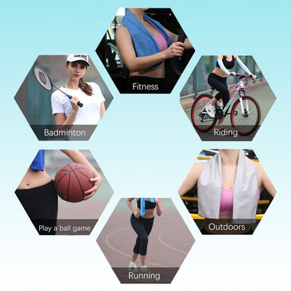 Sports Towel Physical Cooling Microfiber Instant Cool Ice Face Towels