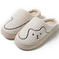 Striped Cat Slippers Indoor Couple Non-slip Floor Bedroom Slipper