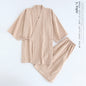 Japanese Men's Kimono Pajamas Short-sleeved Shorts