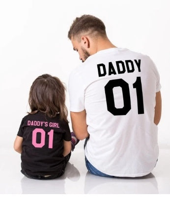 Daddy Daughter Matching Tshirt