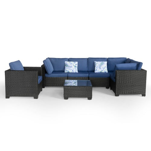 7 Piece Outdoor Set Furniture Patio Furniture