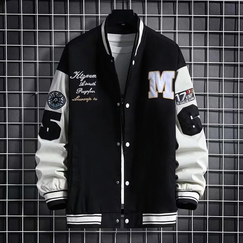 Junior High School Student Baseball Jacket Loose Style