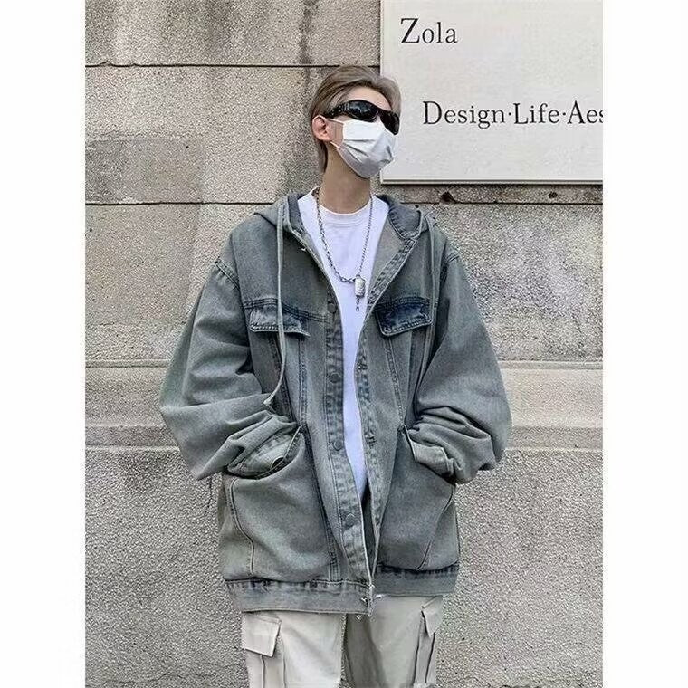 Autumn High-grade Handsome Denim Coat