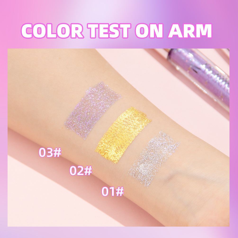 Violet Glitter Lash Mascara Diamond Mascara Thick Shiny Eyelash