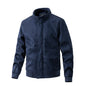 Men's Stand-up Collar Slim Fit Suede Jacket