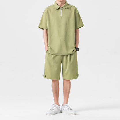 Polo Shirt Sports Shorts Trendy