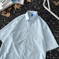 Summer Thin Section Traceless Half-sleeve Shirt Men's Korean Style