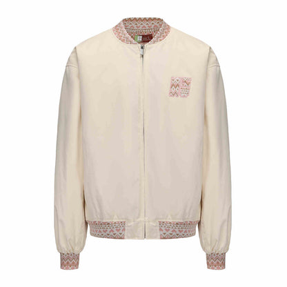 Quilted Baseball Uniform Jacket