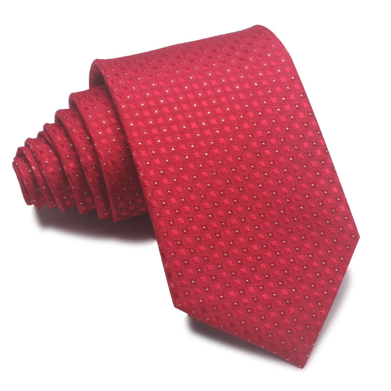 8CM Striped Tie Men's Business Formal