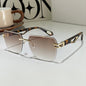 Trendy Trimming Sunglasses