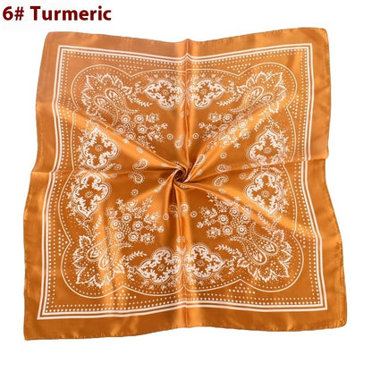 Vintage Satin Plain Scarf