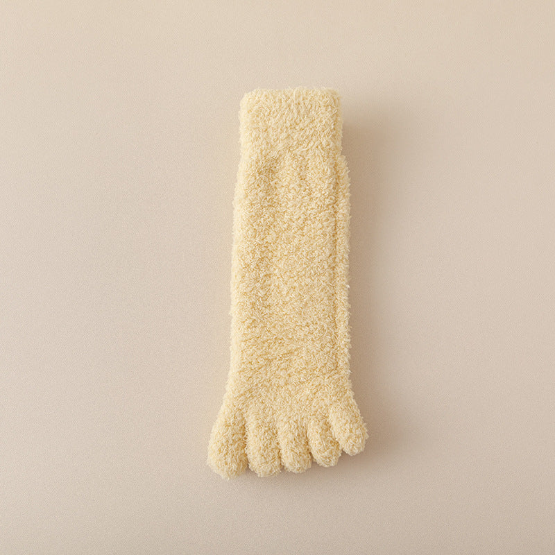 Women's Fleece-lined Toe Socks