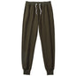 Men's Cotton Sports Casual Pants Drawstring Loose Slimming