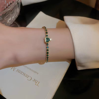 Fashion Jewelry Zircon Geometric Square Bracelet South Korea Fashion