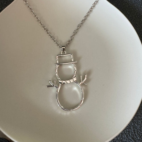 Personalized Snowman Earrings And Pendant Fashion Simple Christmas