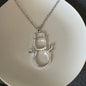 Personalized Snowman Earrings And Pendant Fashion Simple Christmas