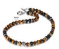 Amazon Stone Tiger Eye Stone Bracelet Necklace 108 Buddha Beads Lotus