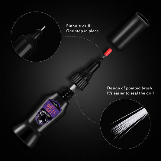 Nail Art Gem Adhesive Kit Rhinestone Glue Set