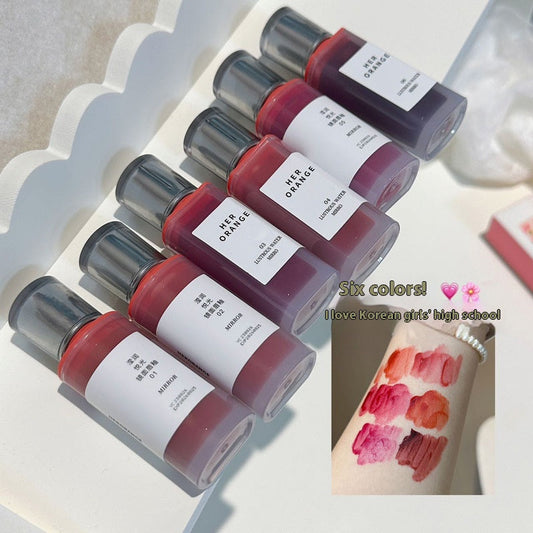 Pure Dew Glossy Lip Stain Hydrating Long-Wear No Transfer Color