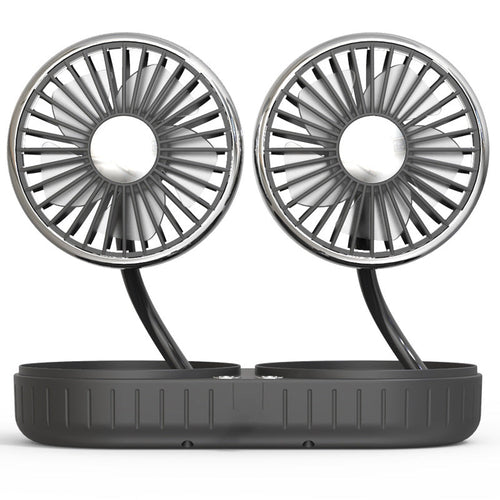 Twin-Head Tube Mini Fan Usb Vehicle Interior Innovative Car Gadgets