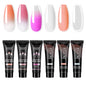 Multicolor blended nail solid glue mold