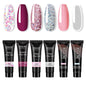 Multicolor blended nail solid glue mold