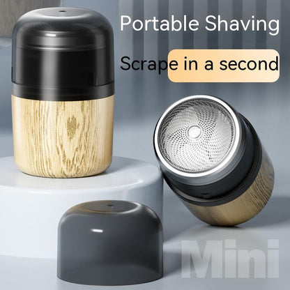 Compact Men's Electric Shaver Portable Rechargeable Cordless Beard