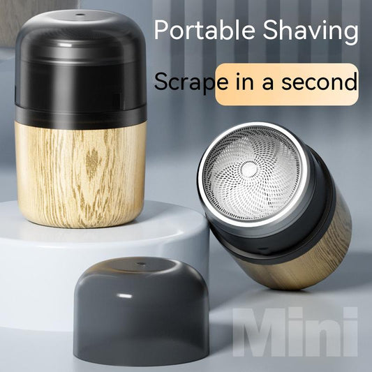 Compact Men's Electric Shaver Portable Rechargeable Cordless Beard